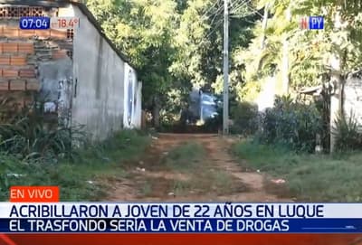 Acribillan a joven en Luque y se habla de ajuste de cuentas