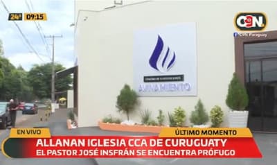 Allanan templo de “narcopastor” en Curuguaty