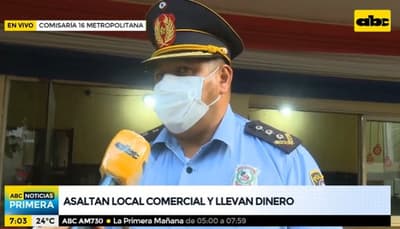 Motochorros asaltan local de Biggie en barrio San Pablo