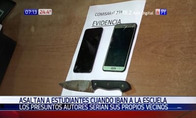 Capturan a vecino por asalto a estudiantes