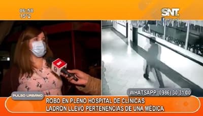 Médica denuncia robo de sus pertenecias en el Hospital de Clínicas
