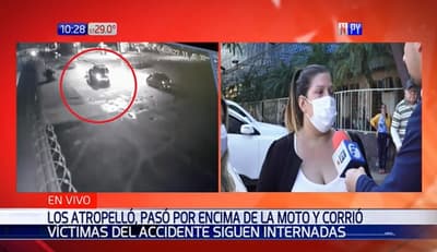 Conductor huye luego de chocar tras adelantamiento