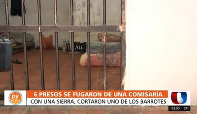 Filtran sierrita para escapar de comisaría cortando barrotes