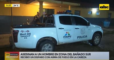 Asesinan a un hombre en el Bañado Sur