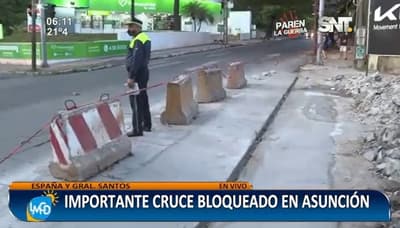 Cruce de España y General Santos seguirá cerrado por varios días
