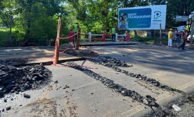 Caótico tránsito tras la clausura del puente Yberá en San Lorenzo