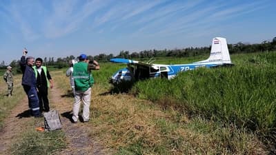 Avioneta se precipita tras despegue en el Silvio Pettirossi