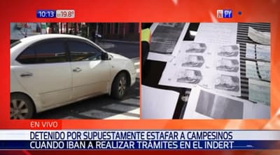 Detienen a gestor del Indert por “estafa” a campesinos