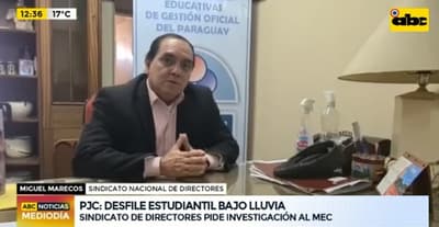 Directores piden intervención del MEC tras desfile bajo lluvia