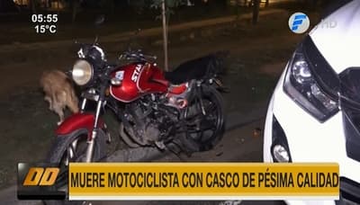 Motociclista muere tras choque y fatal golpe