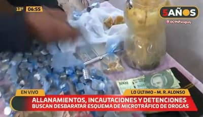 Desbaratan esquema de microtráfico en Mariano