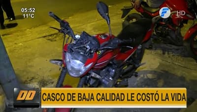 Motociclista muere tras choque contra otro biciclo