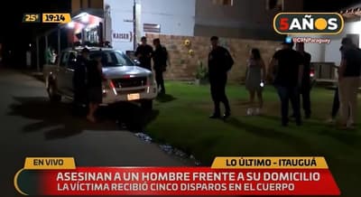 Desconocidos balean a joven frente a su casa en Itauguá