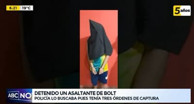 Detienen a “asaltante” de conductores de plataforma en Asunción
