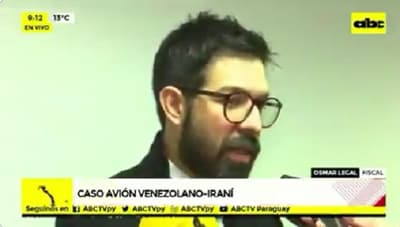Fiscalía llamará a declarar a funcionarios de Tabesa en caso del avión iraní