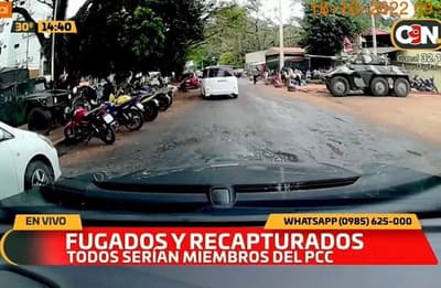 Recapturan a fugados de la cárcel de CDE 