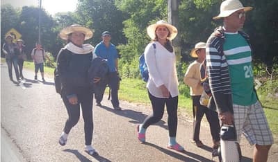 Anuncian temperaturas cercanas a 40 grados y piden cuidado a peregrinantes