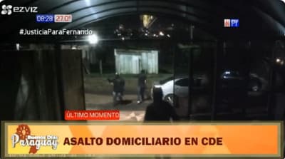 Fingen allanamiento para robar camioneta con 800 celulares en su interior