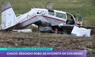 Investigan identidades de fallecidos por caída de aeronave en el Chaco argentino