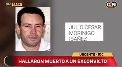 Hallan muerto a exconvicto en Pedro Juan