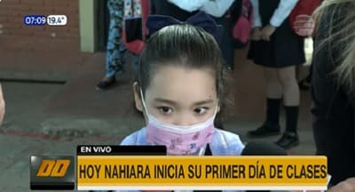 Nahiara inicia las clases presenciales con estrictos cuidados
