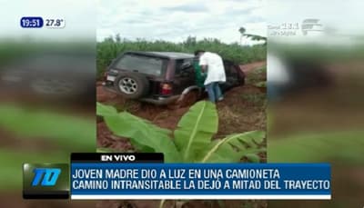 Joven nativa da a luz en el vehículo que la trasladaba de urgencia