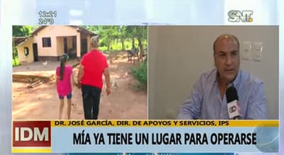 Cirugía de Mía se realizará en IPS luego del resultado de sus estudios