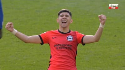 Enciso marca gol de la victoria de Brighton ante Chelsea