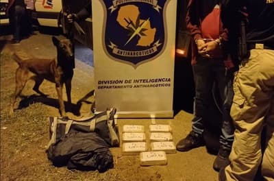 Detectan carga de crack en bus de larga distancia