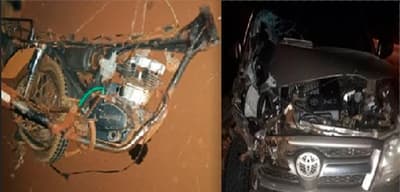 Choque frontal entre moto y camioneta deja como saldo un muerto en Itapúa