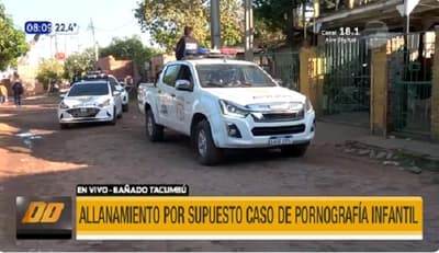 Detienen a un hombre por un caso de pornografía infantil en el Bañado Tacumbú