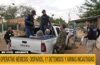 Operativo Némesis: Allanamientos, detenciones e incautaciones en Asunción