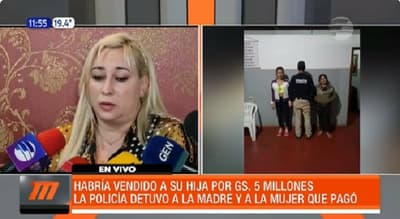 Detienen a una mujer por “vender” a su pequeña hija por G. 5 millones