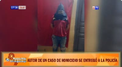 Se entrega el “autor” del homicidio de un joven en J. Augusto Saldívar