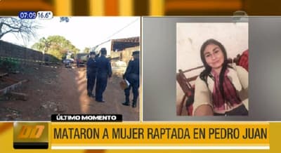 Hallan muerta a mujer que fue raptada en Pedro Juan Caballero
