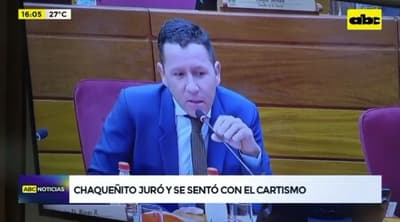 Yolanda Paredes reclama a “Chaqueñito” por sentarse junto a cartistas en el Senado