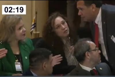 Papelón del senador Maidana en Parlasur con representante uruguaya