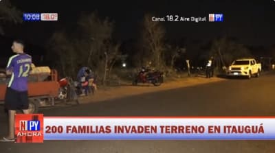 200 familias invaden terreno “abandonado” en Itauguá