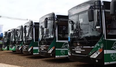 Ciudad del Este estrena buses eléctricos de forma gratuita