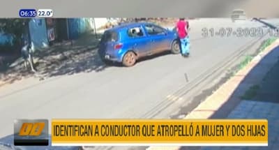 Identifican al conductor que embistió a una mujer y sus dos hijas en el Este