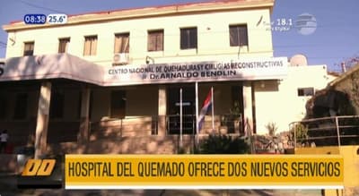Ofrecen nuevos servicios en el Hospital del Quemado