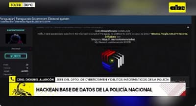 Hackean base de datos de la Policía Nacional