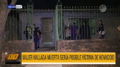 Luque: Mujer hallada sin vida en su casa fue víctima de una “muerte violenta”