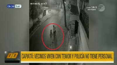 Inseguridad en Capiatá: Policía admite falta de personal