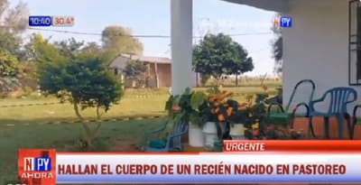 Hallan cuerpo desmembrado de recién nacido en Pastoreo