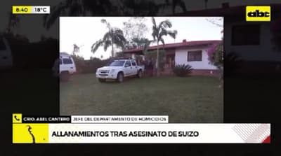 Detienen a policía y otras tres personas por el crimen del suizo en Paraguarí
