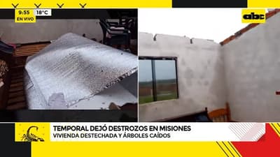 Temporal deja a su paso viviendas destechadas y destrozos