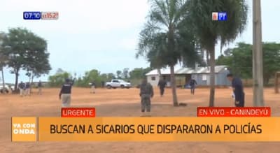Hallan droga mientras buscan a sicarios que atacaron a policías en Canindeyú