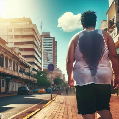Calor extremo: Sensación térmica de casi 50 ºC
