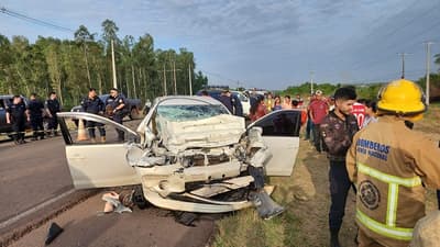 Dolor en Concepción! Jóvenes pierden la vida en brutal choque en la Ruta PY05